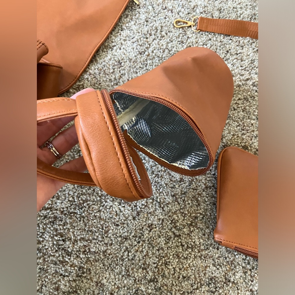 NEW MaySan vegan leather diaper bag - Picture 10 of 12